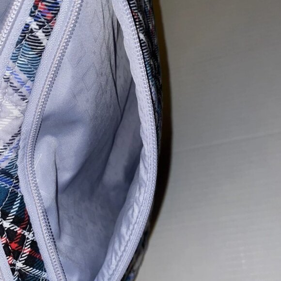 Vera Bradley Essential Sling Backpack Snowy Plaid NWT - Picture 5 of 8